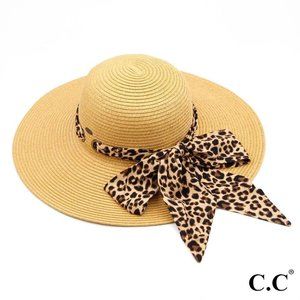 Leopard Sash Sunhat